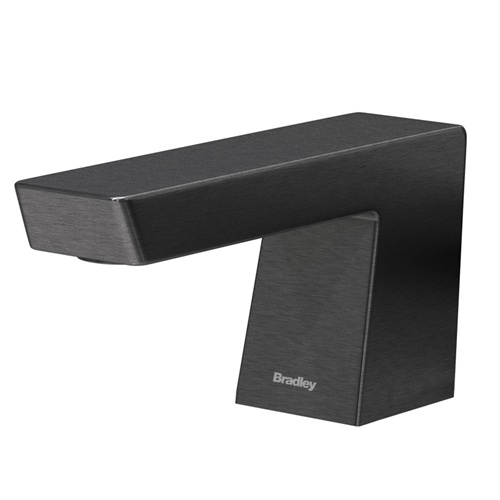 Bradley 6-3700-RFT-BB Verge Touchless Soap Dispenser, Foam, Top Fill, Deck Mounted, Zen Series, Brushed Black