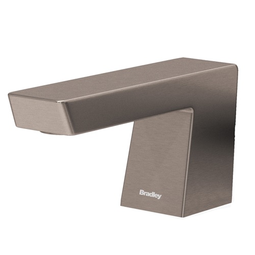 Bradley 6-3700-RLT-BZ Verge Touchless Soap Dispenser, Liquid, Top Fill, Deck Mounted, Zen Series, Brushed Bronze