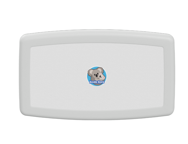 Koala Kare KB300-05 Horizontal Surface Mounted Baby Changing Station, ADA Compliant, White Granite