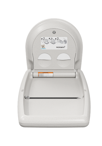 Koala Kare KB301-05 Vertical Surface Mounted Baby Changing Station, ADA Compliant, White Granite
