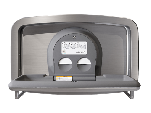 Koala Kare KB310-SSRE Horizontal Baby Changing Station, Recessed Mounted, Stainless Steel