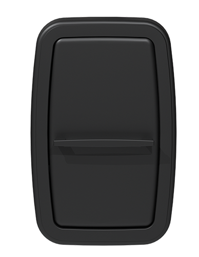 Koala Kare KB311-SSWM-MBLK Vertical Baby Changing Station, Surface Mounted, Matte Black