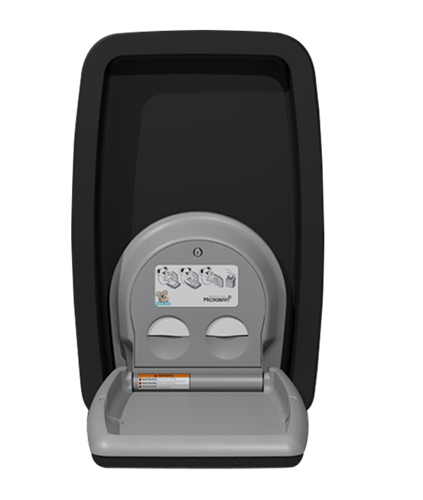 Koala Kare KB311-SSWM-MBLK Vertical Baby Changing Station, Surface Mounted, Matte Black