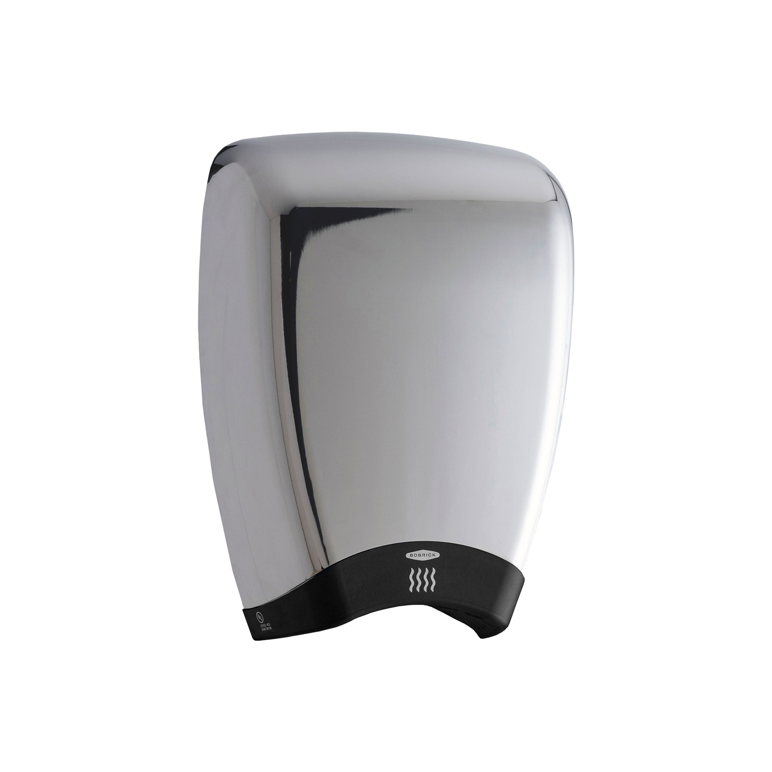 Bobrick 7188 230V QuietDry Series TerraDry Surface Mounted High Speed Hand Dryer, No-Touch Operation, Chrome Cover