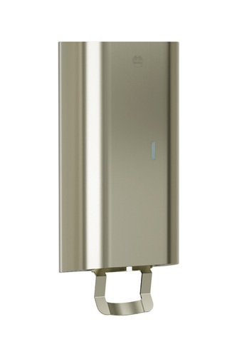 Bradley 6B1-110073-BN Elvari Manual Foam Soap Dispenser, Surface Mounted, 40 oz, Brushed Nickel