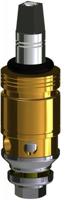 Chicago Faucets 1-099STJKNF Chicago Faucets Part: Right Hand Quaturn Compression Operating Cartridge, Short Stem for Exposed Caps