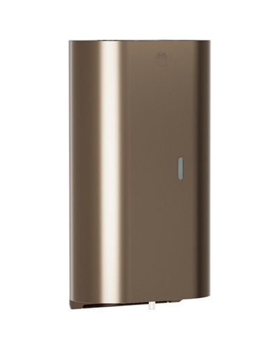 Bradley 6B1-119473-BZ Elvari Sensor Operated Foam Soap Dispenser, AC Plug-in, Surface Mounted, 40 oz, Brushed Bronze