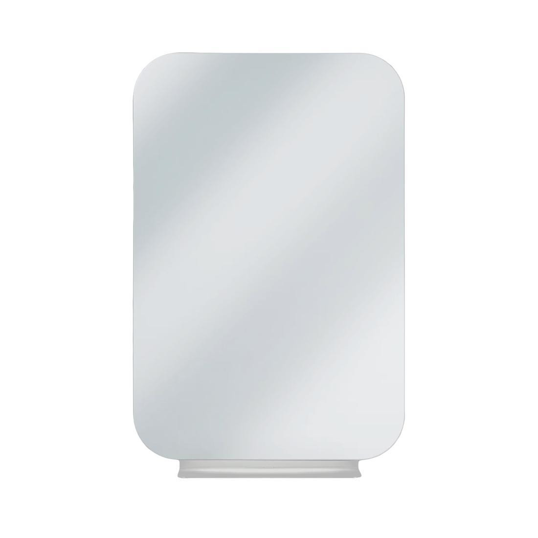 Bradley 7B1-3024360-BN Elvari Frameless Mirror with Shelf 24 W x 36 H, Brushed Nickel
