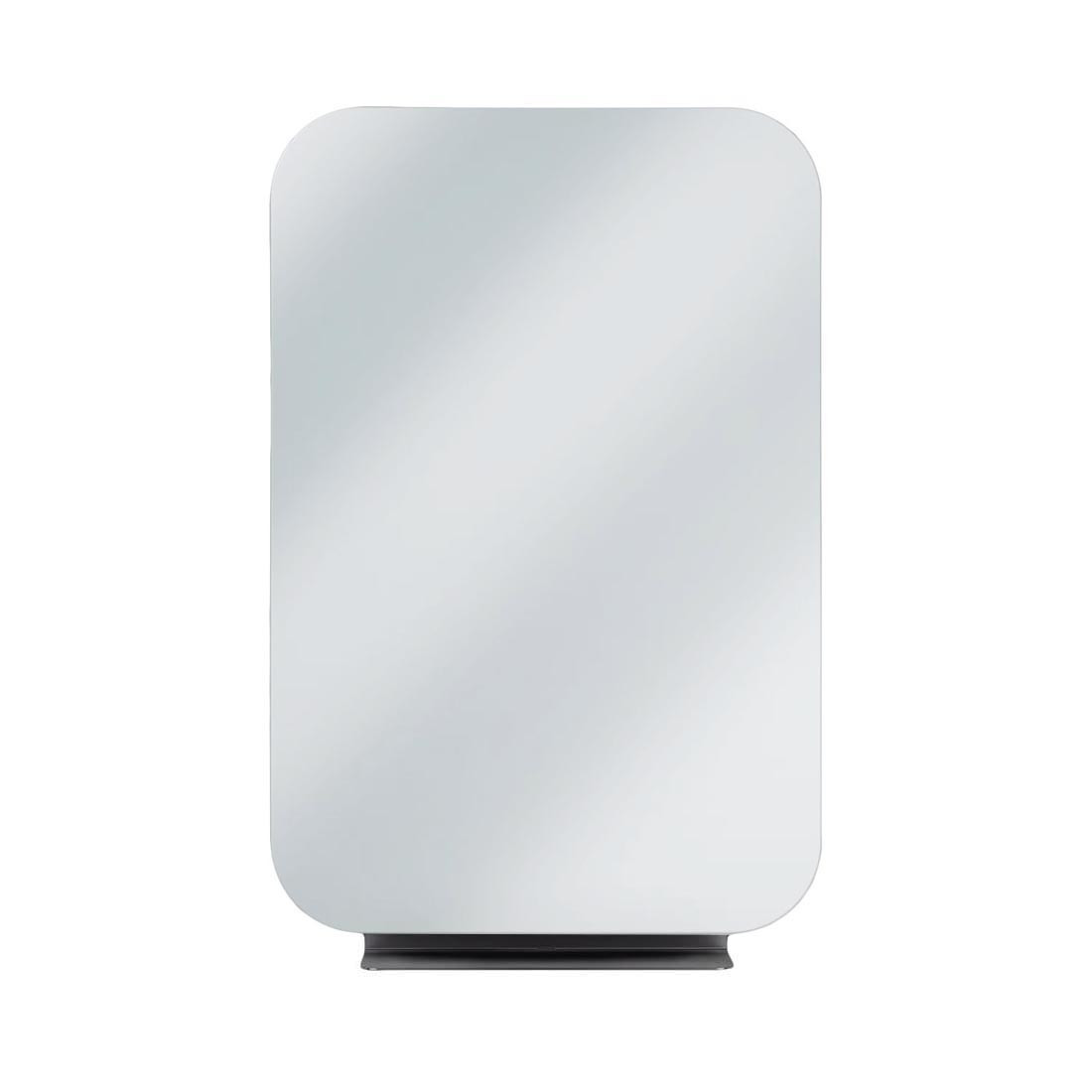 Bradley 7B1-3030360-BB Elvari Frameless Mirror with Shelf 30 W x 36 H, Brushed Black