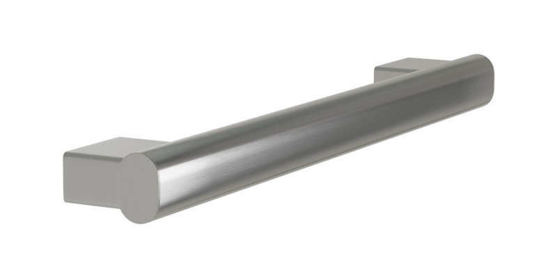 Bradley 8B1-0011800 Elvari Oval Grab Bar, 18" Length, Satin Stainless