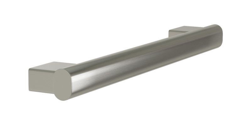 Bradley 8B1-0011800-BS Elvari Oval Grab Bar, 18" Length, Brushed Stainless