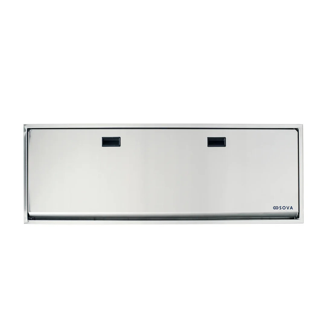 Sova 70HR0006 Solace Special Needs Changing Station, Extended Length, Recessed Mount, Stainless Steel
