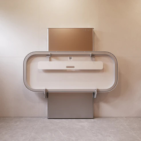 Sova 80HS0106 Ascent Universal Changing Table, Height Adjustable, 70" Length