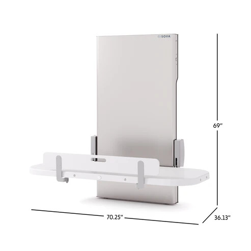 Sova 80HS0106 Ascent Universal Changing Table, Height Adjustable, 70" Length