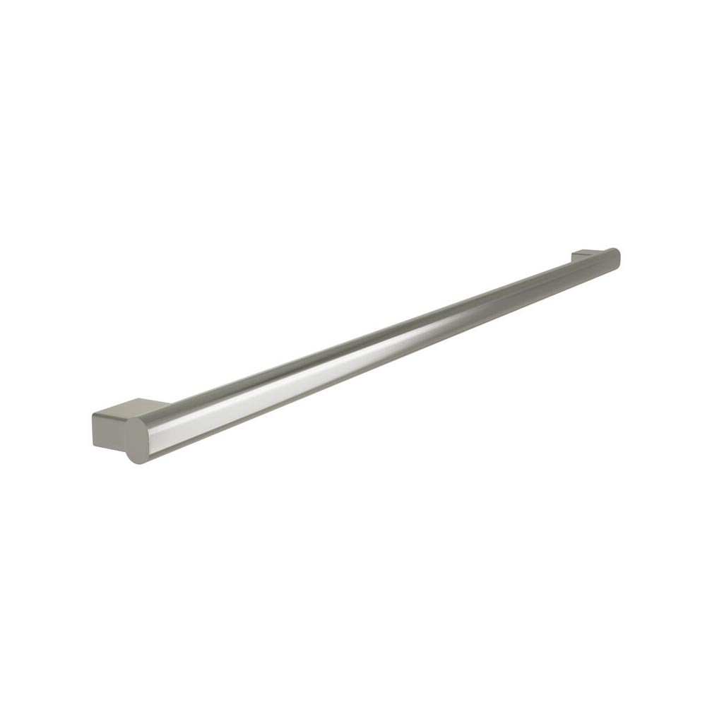 Bradley 8B1-0014800-BS Elvari Oval Grab Bar, 48" Length, Brushed Stainless