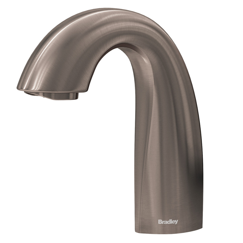 Bradley S53-3100-RT3-BZ Verge Crestt Faucet, Touch Free, Sensor Operated, Thermostatic 0.35 GPM, Brushed Bronze