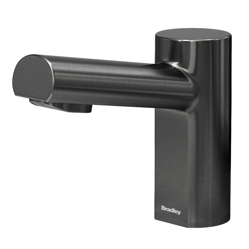 Bradley S53-3300-RT5-BB Verge Metro Faucet, Touch Free, Sensor Operated, Thermostatic 0.5 GPM, Brushed Black Stainless
