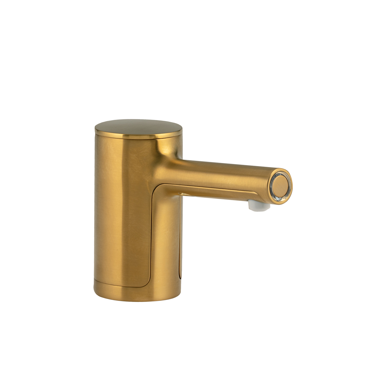 Bobrick B-900 Fino Automatic Foam Soap Dispenser, Top-Fill, Counter Mounted, 34-fl oz, Brushed Brass