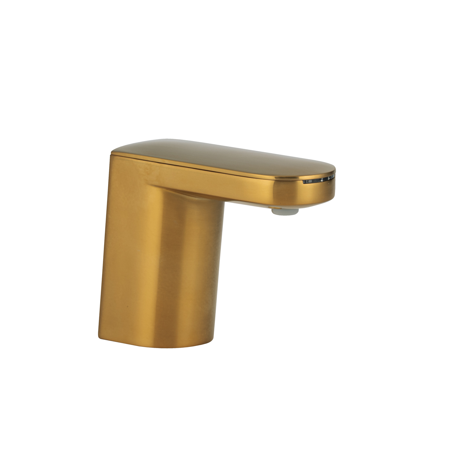 Bobrick B-950 Fino Automatic Liquid Soap Dispenser, Top-Fill, Counter Mounted, 34-fl oz, Brushed Brass