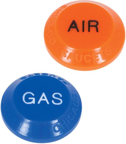 Chicago Faucets 217-PPJKNF Chicago Faucets Part: 2-Pack Laboratory Index Buttons: AIR, GAS