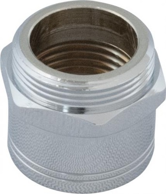 Chicago Faucets 225-002JKABCP Chicago Faucets Part: Spout Outlet Adapter 3/8 x 13/16