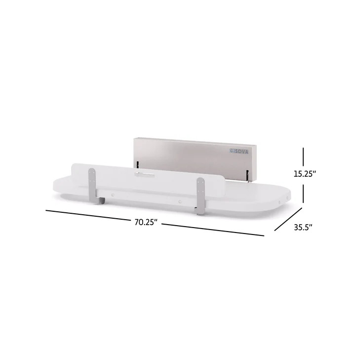 Sova 75HS0206 Attend Adult Changing Table, Fixed Height, 76" Length