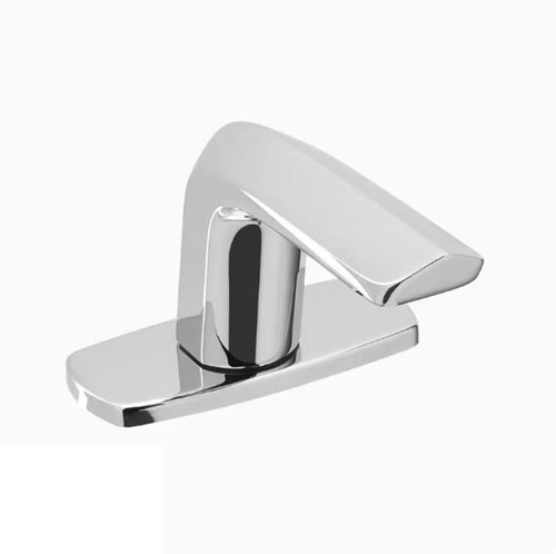 Sloan 3315398BT EBF-415-4-BAT-BDT-CP-0.5GPM-MLM-BAA-FCT Optima Smart Faucet, Bluetooth Enabled, Sensor Activated, Battery Power Supply, 4" Trim Plate, Below Deck Thermostatic Mixing Valve, Polished Chrome
