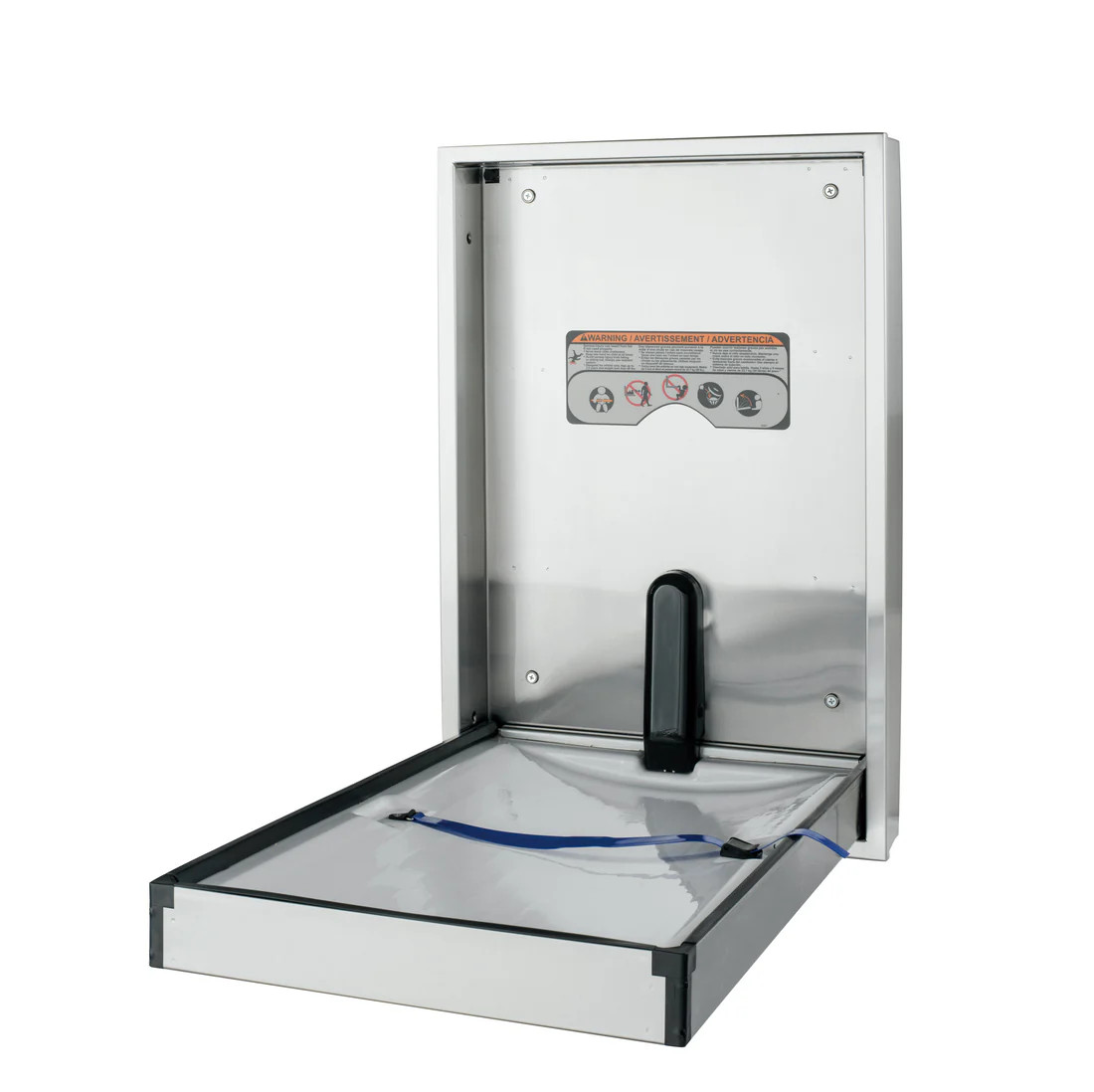 Sova 35VS0006 Summit Baby Changing Station, Vertical, Surface Mount, Stainless Steel