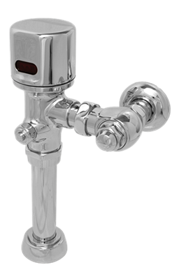 Hydrotek HB8-B1-025 Automatic Battery Operated Flush Valve, 0.25 GPF (1/4 Gallon per Flush) Urinal, 3/4" Stop and 3/4" Top Spud