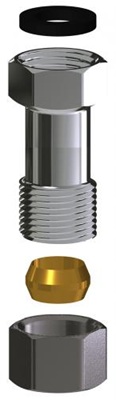 Chicago Faucets 243.315.AB.1 Chicago Faucets Part: Check Valve Inline