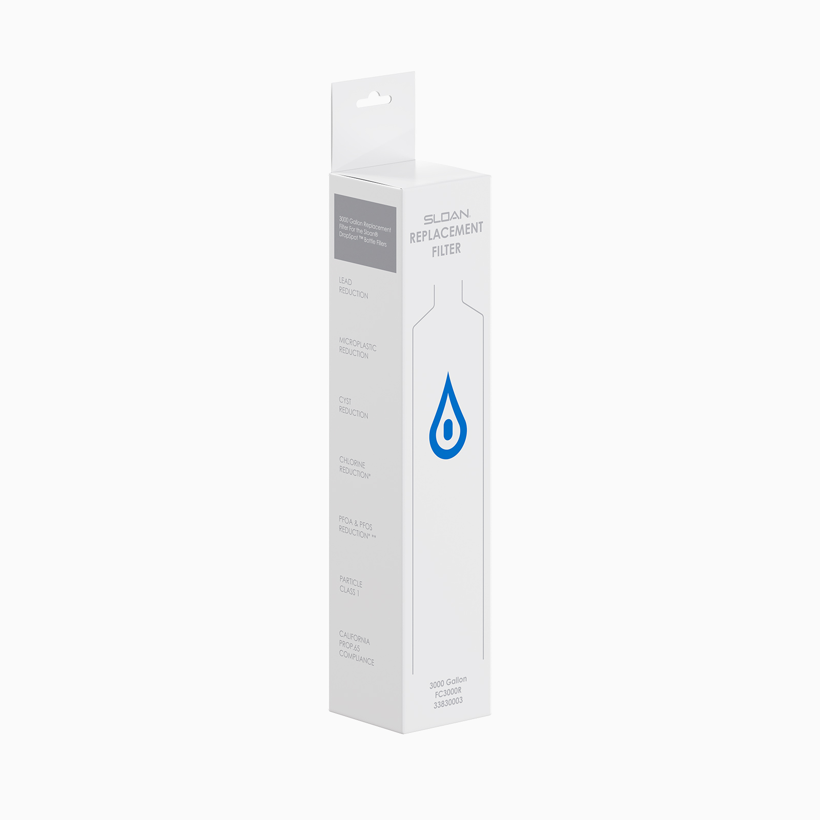 Sloan FC3000R 33830003 DropSpot Replacement Water Filter Cartridge 1 Pack