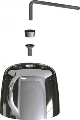 Chicago Faucets 3300-402JKCP Chicago Faucets Part: 2-3/8" Single Wing Canopy Handle