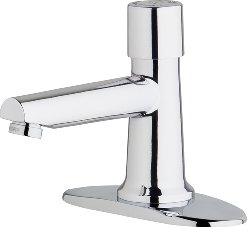 Chicago Faucets 3520-4E2805ABCP Deck-Mounted Metering Faucet