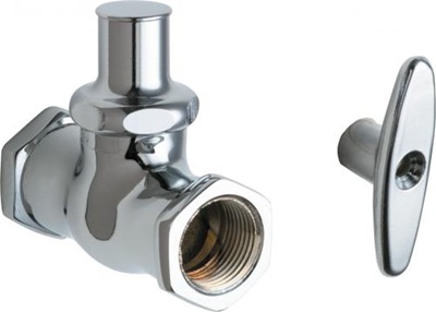 Chicago Faucets 375-LKABCP Straight Stop Fitting