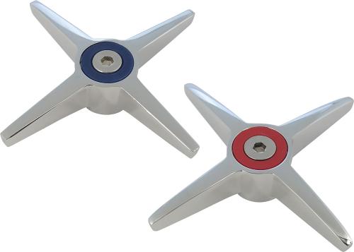 Chicago Faucets 633-PRJKCP 3" Cross Handle Pair
