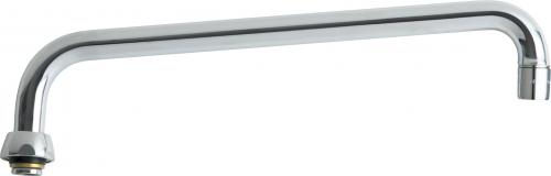 Chicago Faucets L12E35JKABCP 12" L-Type Swing Spout