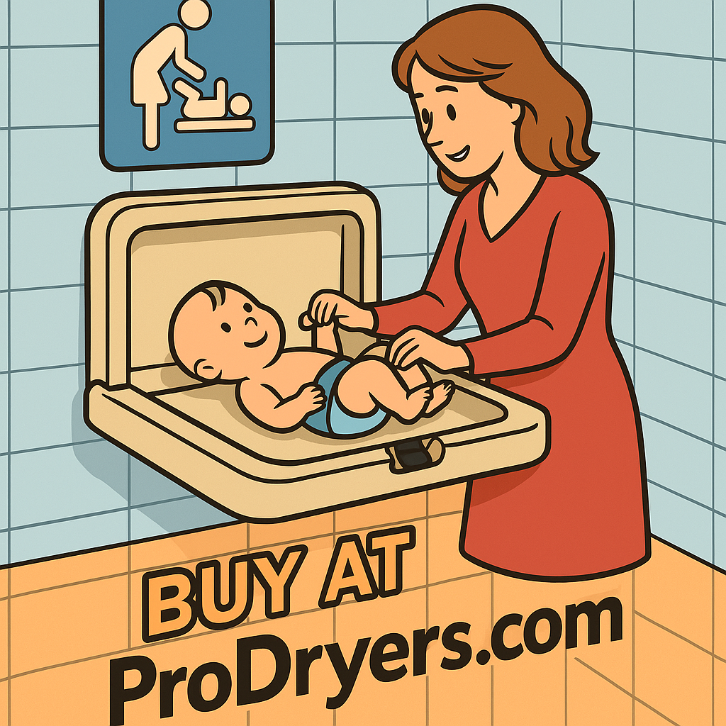 Buy commercial baby changing stations from ProDryers