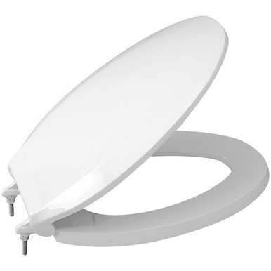 Zurn Z5958SS-EL Elongated Closed Front Toilet Seat with Cover