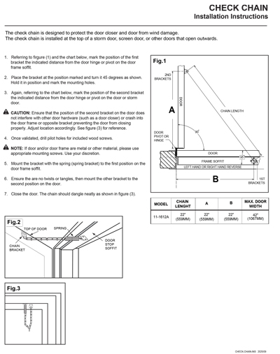 Install Instructions PDF Link for 11-1612A