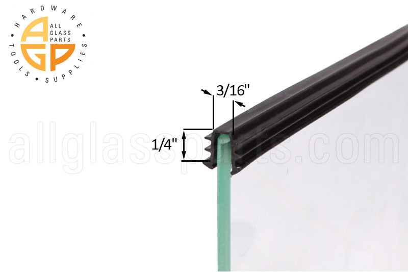 Window Glazing Vinyl Gasket For 5mm Or 6mm Glass – 9/32" Channel Depth, Weather-Resistant Seal