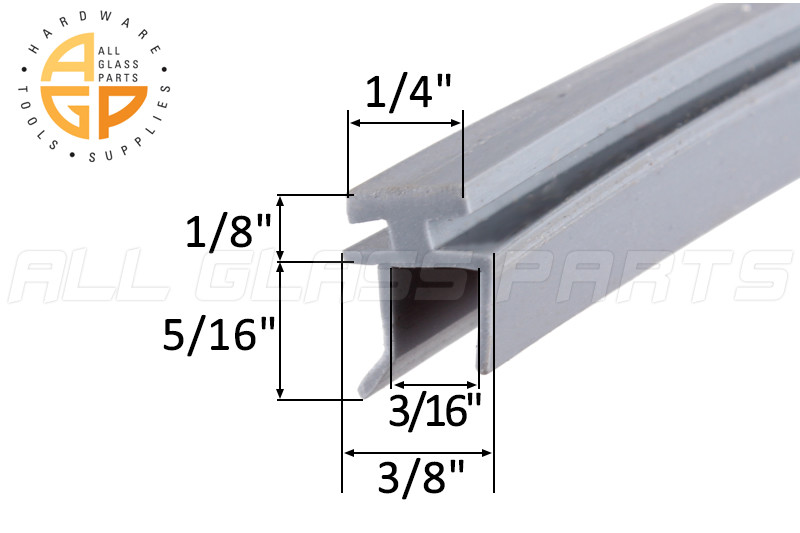 Glazing Spline 1/4'' Width | All Glass Parts