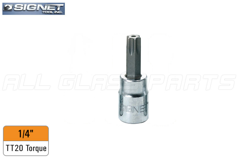 ビックロゴT Tamper Torx Bit Socket 1/4'' Drive Size TT20 Torque