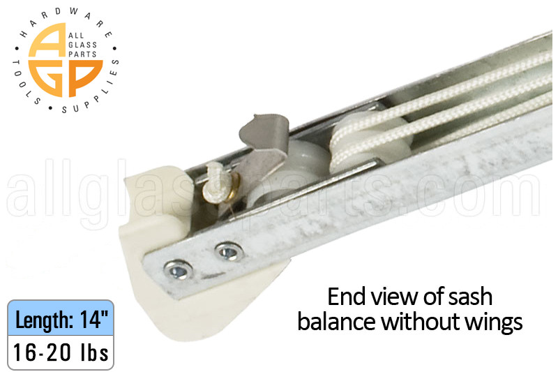 Sliding Window Sash Balance – 20 Inch, 13-16 Lbs Capacity – Replaces Single Or Double Hung Balances – Stamped 1930 Or 19C – Sold Individually