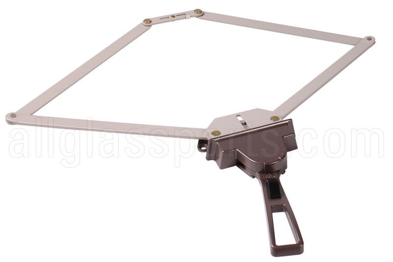 Awning Window Operator Brown Regular Hand | All Glass Parts