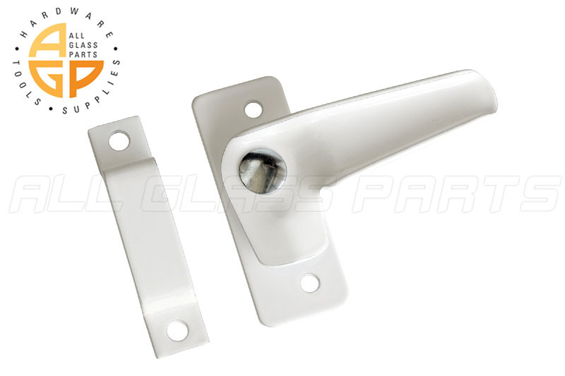 Window Cam Lock & Keeper - Steel Basement Window Lock Set