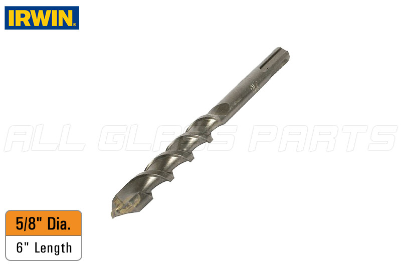 SDS-Plus Masonry Drill Bits (Irwin SpeedHammer Power) (6'' Length) (5/8''  Size)