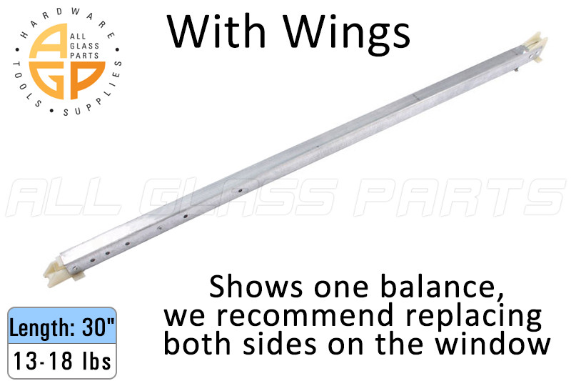 Sliding Window Sash Balance – 18” Channel, 13–16 Lbs Capacity – Replacement For Single Or Double Hung Windows (Stamped #1730 Or 17C)
