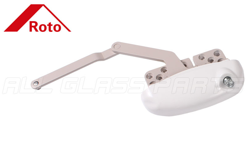 Split Arm Casement Window Operator Right White