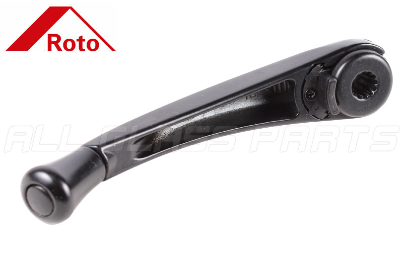 レプラカーン　LORD OF BYSTONWELL Folding Crank Handle Roto Hardware Black | All Glass Parts
