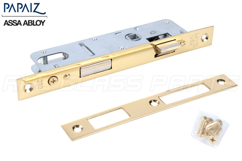 HAYASHI　IZANAISTICK IS-66S Storm Door Mortise Lock #323 Slimline Papaiz Brass